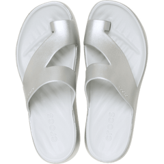 Women Crocs - Getaway Metallic Platform Toe Loop