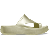 Women Crocs - Getaway Metallic Platform Toe Loop