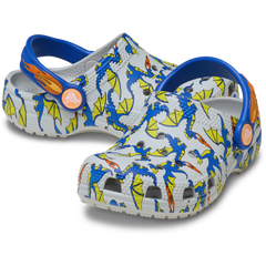 Kids Crocs - Toddler Classic Dragon Graphic Clog