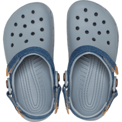 Kids Crocs - Kids' Classic Denim Adjustable Backstrap Clog