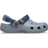 Kids Crocs - Kids' Classic Denim Adjustable Backstrap Clog