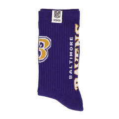 Men Crocs - NFL Baltimore Ravens Crocs Socks