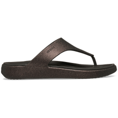Women Crocs - Getaway Glimmer Triangle Flip