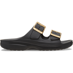 Women Crocs - Women’s Metallic Buckle Saturday Sandal