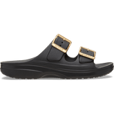 Women Crocs - Women’s Metallic Buckle Saturday Sandal