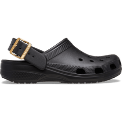 Women Crocs - Classic Metallic Buckle Clog