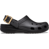 Women Crocs - Classic Metallic Buckle Clog