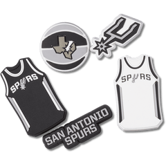 Women / Men Crocs - NBA San Antonio Spurs 5 Pack Jibbitz™ charms
