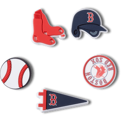 Women / Men / Kids Crocs - MLB Boston Red Sox 5pck Jibbitz™ charms