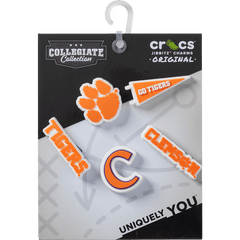 Women / Men / Kids Crocs - Clemson Univ 5 Pack Jibbitz™ charms