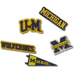 Women / Men Crocs - University of Michigan 5 Pack Jibbitz™ charms