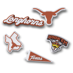 Women / Men / Kids Crocs - University of Texas 5 Pack Jibbitz™ charms