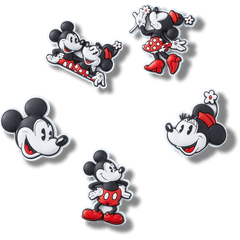 Women / Men / Kids Crocs - Mickey and Minnie PVC 5 Pack Jibbitz™ charms