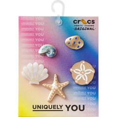 Women / Men Crocs - Gold Seashell 5 Pack Jibbitz™ charms
