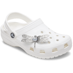 Women / Men Crocs - Silver Dragonfly Jibbitz™ charms