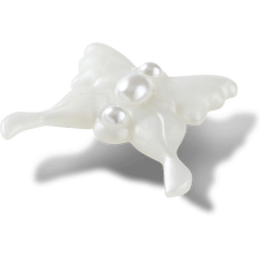 Women / Men Crocs - Meta Jelly White Butterfly Jibbitz™ charms