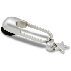 Women / Men Crocs - Silver Meta Safety Pin Jibbitz™ charms