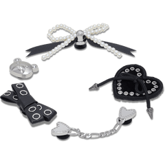 Women / Men Crocs - Indie Luxe Silver 5 Pack Jibbitz™ charms