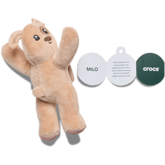Women / Men / Kids Crocs - Huggitz Brown Puppy Jibbitz Shoe Charm