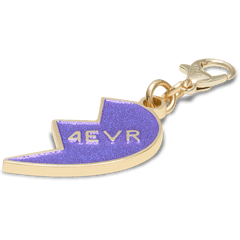 Women / Men / Kids Crocs - Purple Glitter BFF Charm Right Jibbitz Shoe Charm