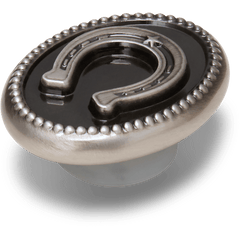 Women / Men Crocs - Silver Horseshoe Jibbitz™ charms