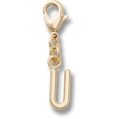 Women / Men / Kids Crocs - Gold Letter U Charm Jibbitz™ charms