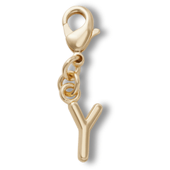 Women / Men / Kids Crocs - Gold Letter Y Charm Jibbitz™ charms