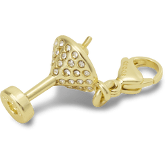 Women / Men / Kids Crocs - Gold Martini Charm Jibbitz charm