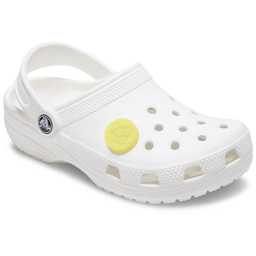 Women / Men Crocs - Lights Up Yellow Soccer Ball Jibbitz™ charms