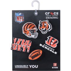 Women / Men Crocs - NFL Cincinnati Bengals 5 Pack Jibbitz Shoe Charm