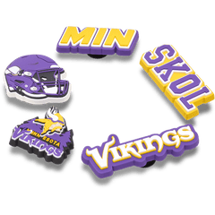 Women / Men Crocs - NFL Minnesota Vikings 5 Pack Jibbitz Shoe Charm