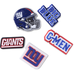 Women / Men Crocs - NFL New York Giants 5 Pack Jibbitz Shoe Charm