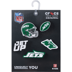 Women / Men Crocs - NFL New York Jets 5 Pack Jibbitz Shoe Charm