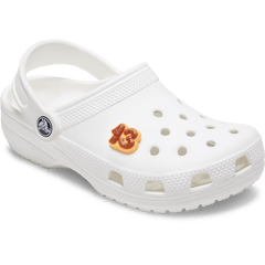 Women / Men Crocs - Orange Sparkly Number 13 Jibbitz™ charms