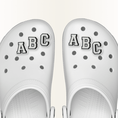 Women / Men Crocs - Letter A-Z Jibbitz Shoe Charm