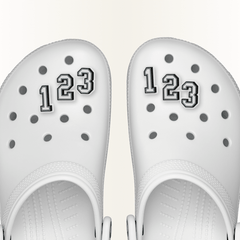 Women / Men Crocs - Number 0-9 Jibbitz Shoe Charm
