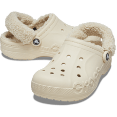 Women / Men Crocs - Baya Lined Fuzz-Strap Clog