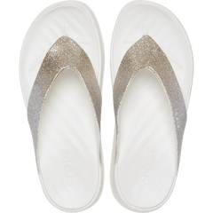 Women Crocs - Getaway Chunky Glitter Platform Flip