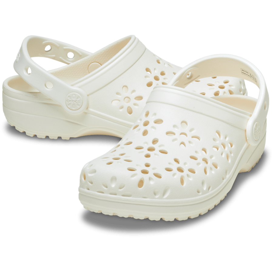 Women / Men Crocs - Classic Floral Cut-Out Clog
