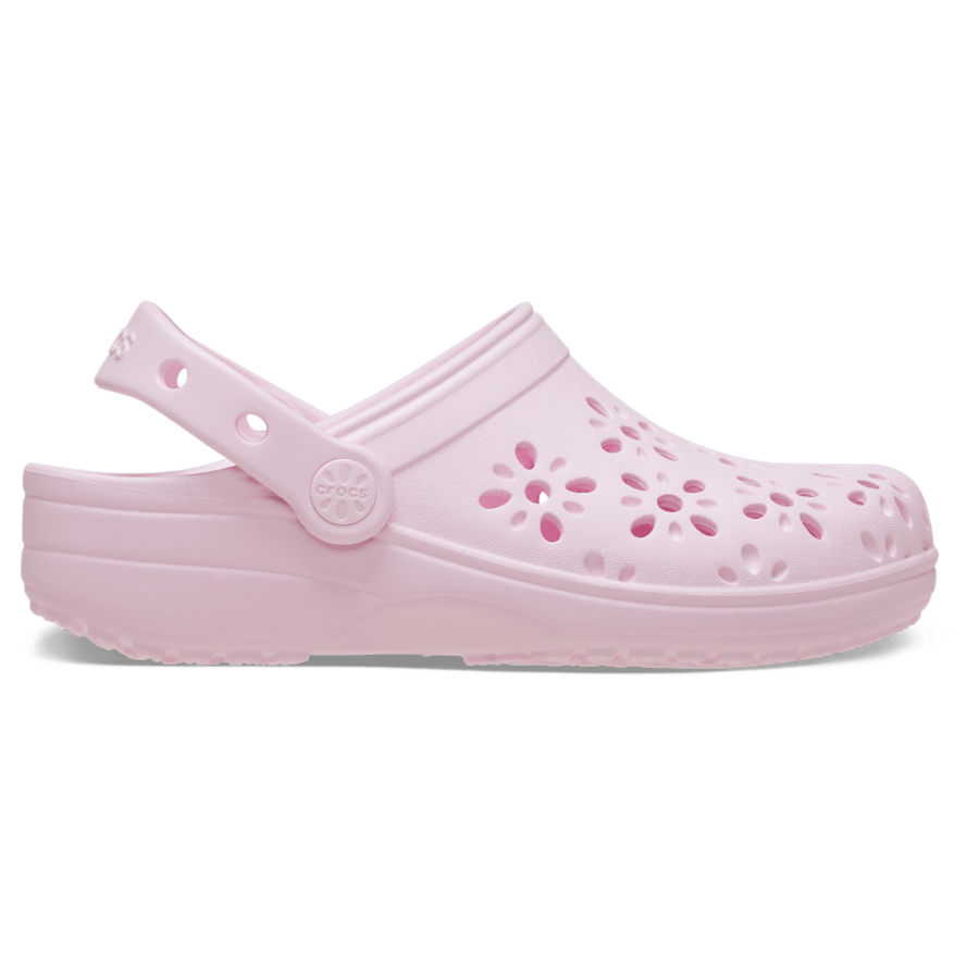 Kids Crocs - Kids' Classic Floral Cut-Out Clog