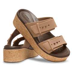 Women Crocs - Brooklyn Cork Buckle