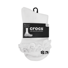 Women / Kids Crocs - CrocsSocks Ruffle Ankle 3 PK
