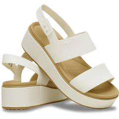 Women Crocs - Brooklyn Matte Wrap Low Wedge