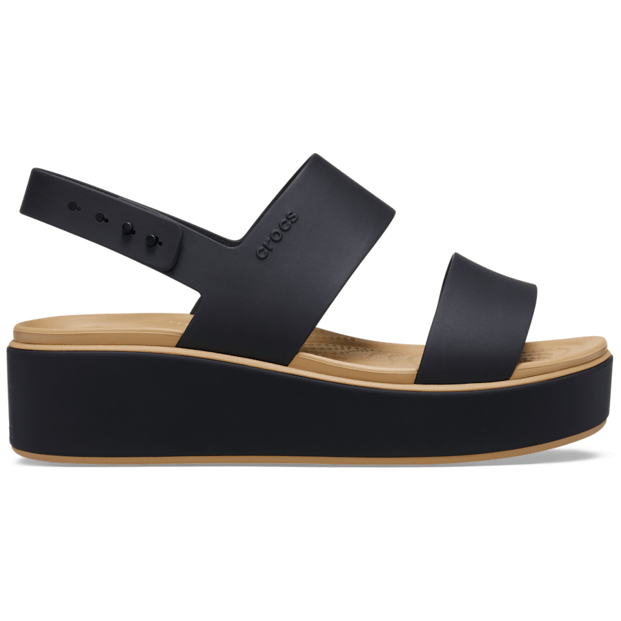 Women Crocs - Brooklyn Matte Wrap Low Wedge