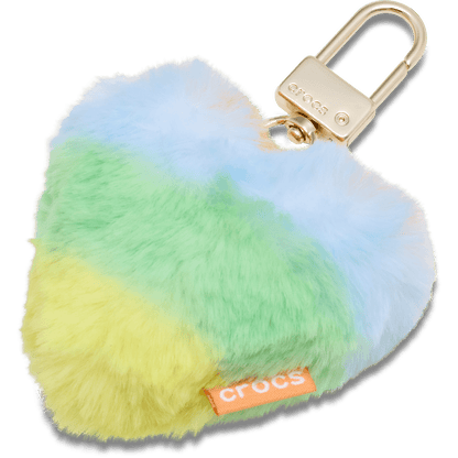 Women / Kids Crocs - Plush Heart Bag Charm