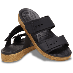 Women Crocs - Brooklyn Cork Buckle Low Low