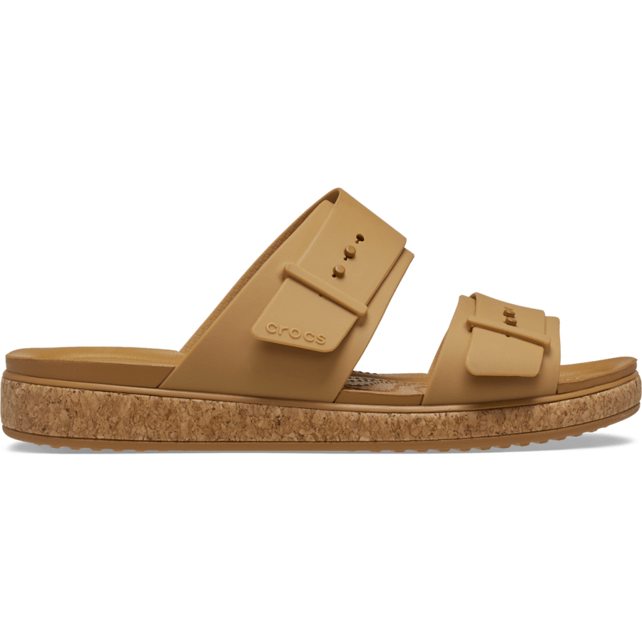 Women Crocs - Brooklyn Cork Buckle Low Low