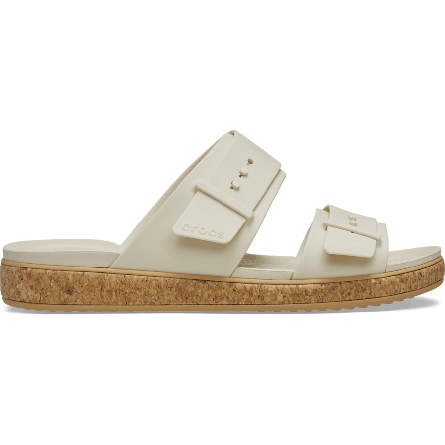 Women Crocs - Brooklyn Cork Buckle Low Low