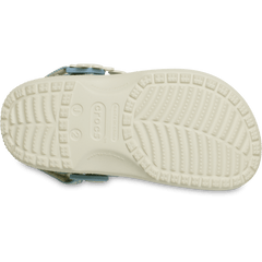 Kids Crocs - Kids’ Classic Denim Flower Adjustable Backstrap Clog