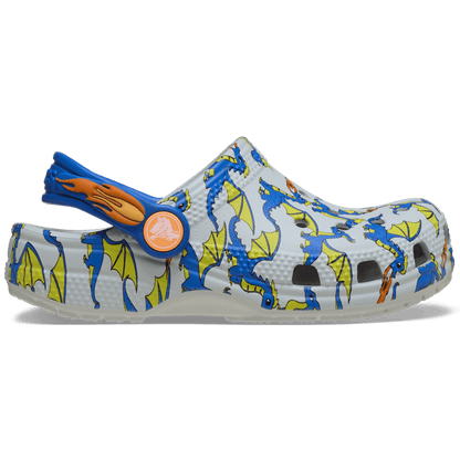 Kids Crocs - Toddler Classic Dragon Graphic Clog